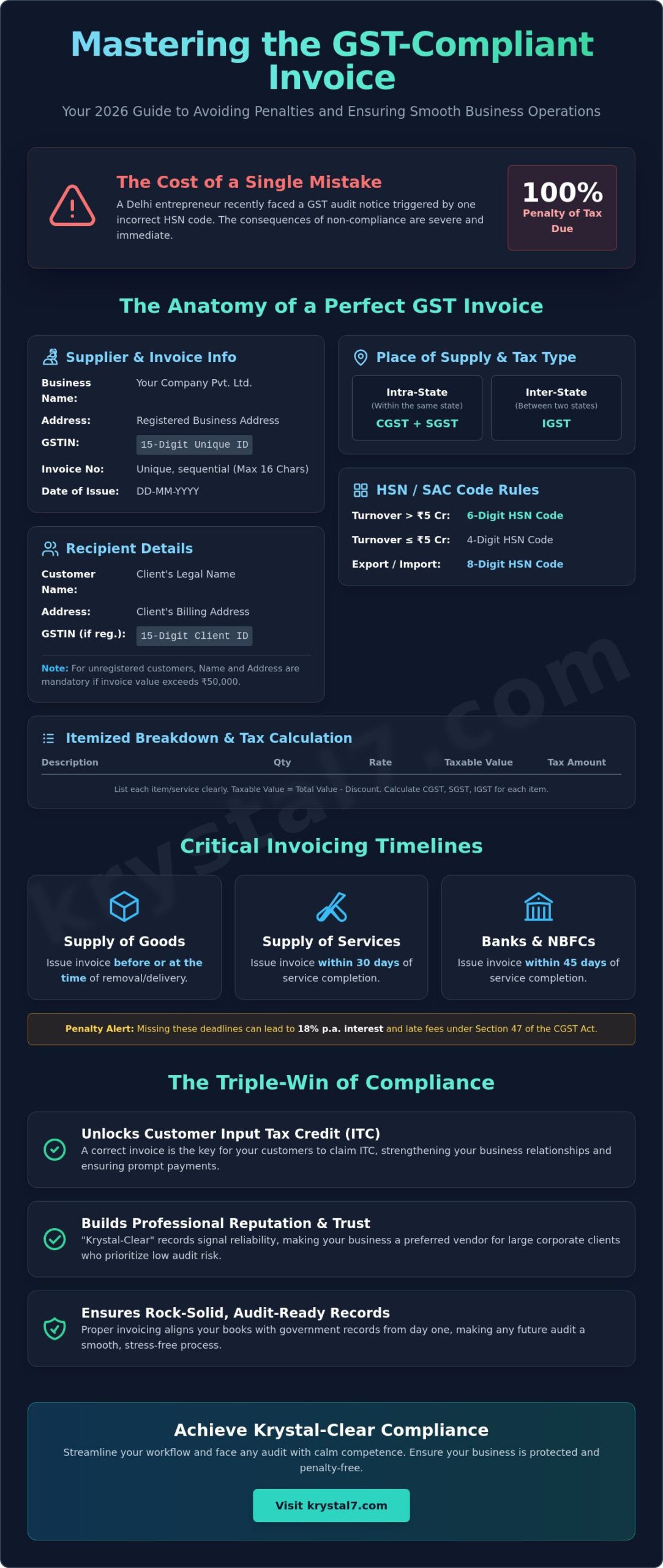 How to Create a GST Compliant Invoice in 2026: A Guide for Indian Entrepreneurs